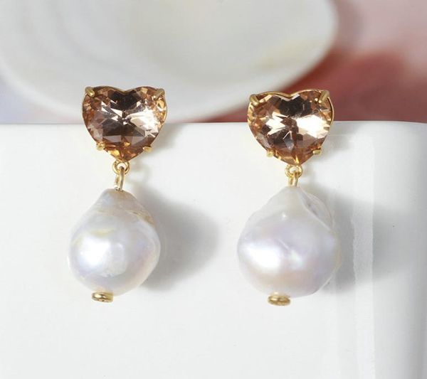 real gold plated heart crystal t drop stud b natural pearl earrings brand letter earrings7633984, Silver
real gold plated heart crystal t drop stud b natural pearl earrings brand letter earrings7633984, Silver