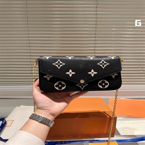 luxury famous brand women designer shoulder bag leather gold chain double letters bag cross body pure color womens handbag crossbody bag pur
luxury famous brand women designer shoulder bag leather gold chain double letters bag cross body pure color womens handbag crossbody bag pur