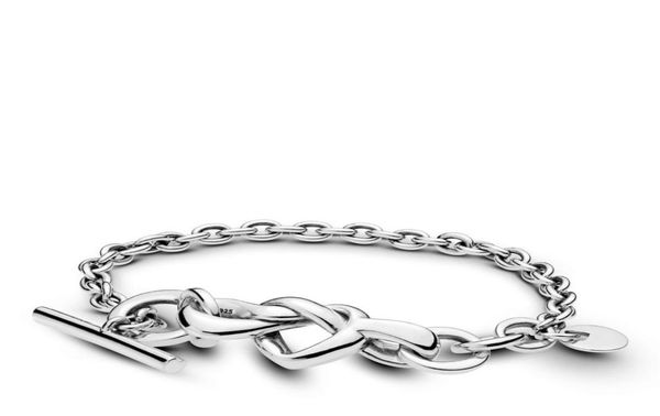 925 sterling silver bracelets hand chain fit knotted heart bracelet luxury designer bangle gift for women jewelry5739516, Black
925 sterling silver bracelets hand chain fit knotted heart bracelet luxury designer bangle gift for women jewelry5739516, Black