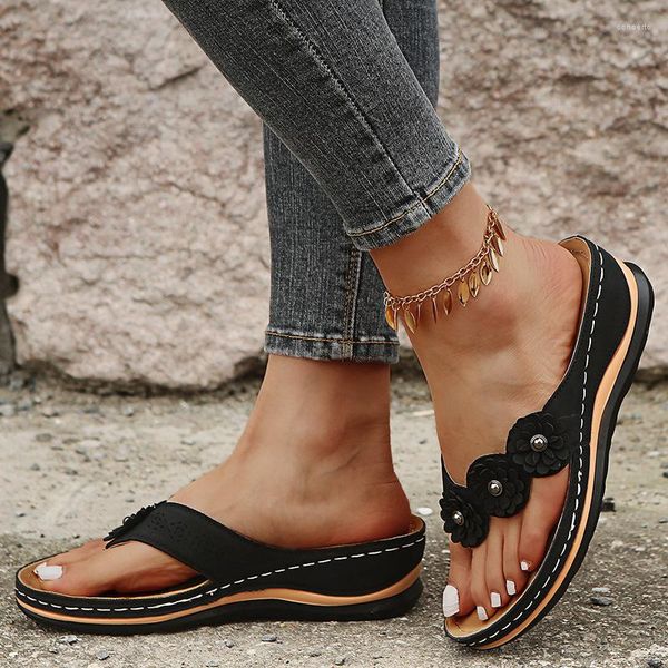 sandals summer flat sandal for women 5 colors sandales multicolor handmade retro flowers flip-flops slippers sandalias mujer, Black
sandals summer flat sandal for women 5 colors sandales multicolor handmade retro flowers flip-flops slippers sandalias mujer, Black