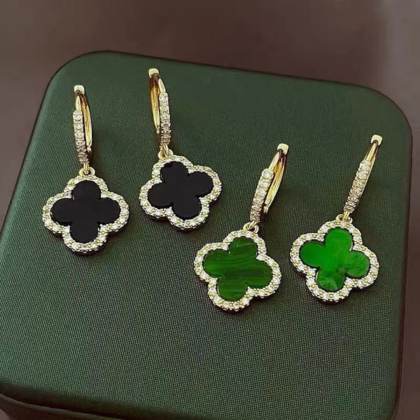 designer earrings four-leaf clover earrings for women senior classic small fragrant wind earrings new clover earrings 18k gold light luxury, Silver
designer earrings four-leaf clover earrings for women senior classic small fragrant wind earrings new clover earrings 18k gold light luxury, Silver