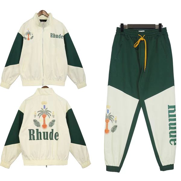 23ss mens tracksuits designer sports jacket set rhude hoodie mens set,fashionable casual couple matching clothing european size s-xl, Gray
23ss mens tracksuits designer sports jacket set rhude hoodie mens set,fashionable casual couple matching clothing european size s-xl, Gray