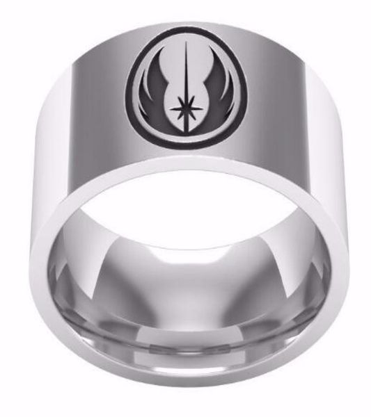 selling jedi symbol engraved couple movie ring polished stainless steel high ring film jewelry gift for men6445087, Silver
selling jedi symbol engraved couple movie ring polished stainless steel high ring film jewelry gift for men6445087, Silver