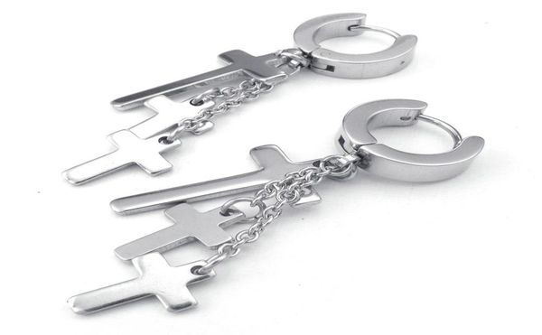 fashion stud jewelry mens womens metal stainless steel dangle cross earrings huggie set whole1499999, Golden;silver
fashion stud jewelry mens womens metal stainless steel dangle cross earrings huggie set whole1499999, Golden;silver