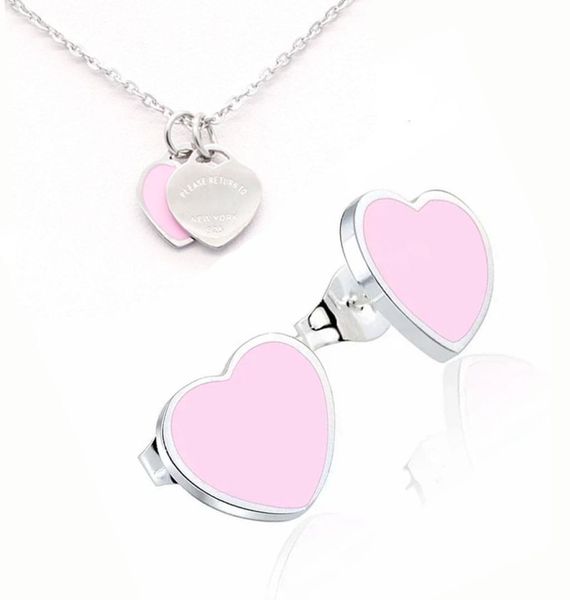vintage enamel pink green heart charms necklace and earring jewelry set pendant women men chain stainless jewellry sets4730541, Silver
vintage enamel pink green heart charms necklace and earring jewelry set pendant women men chain stainless jewellry sets4730541, Silver