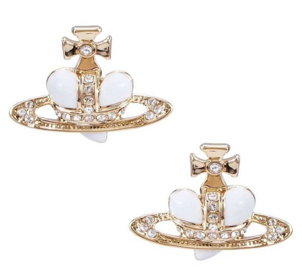 queen mother enamel lacquer love saturn stud earrings nana european punk4356761, Silver
queen mother enamel lacquer love saturn stud earrings nana european punk4356761, Silver