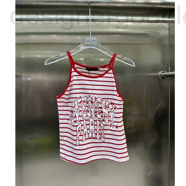 women's t-shirt designer runway tanks 2023 new summer stripe cotton sleeveless vest designer fashion wear round neck all match zt2l, White
women's t-shirt designer runway tanks 2023 new summer stripe cotton sleeveless vest designer fashion wear round neck all match zt2l, White