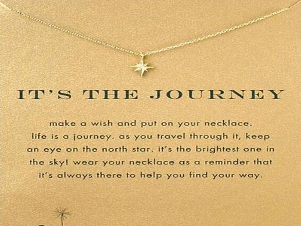 with card cute dogeared necklace with polaris pendant it039s the journey no fade and 204629, Silver
with card cute dogeared necklace with polaris pendant it039s the journey no fade and 204629, Silver