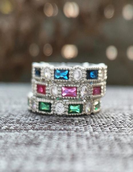 cluster rings vintage green blue red cubic zircon stacking eternity ring women039s silver wedding band anniversary jewelry4652980, Golden;silver
cluster rings vintage green blue red cubic zircon stacking eternity ring women039s silver wedding band anniversary jewelry4652980, Golden;silver
