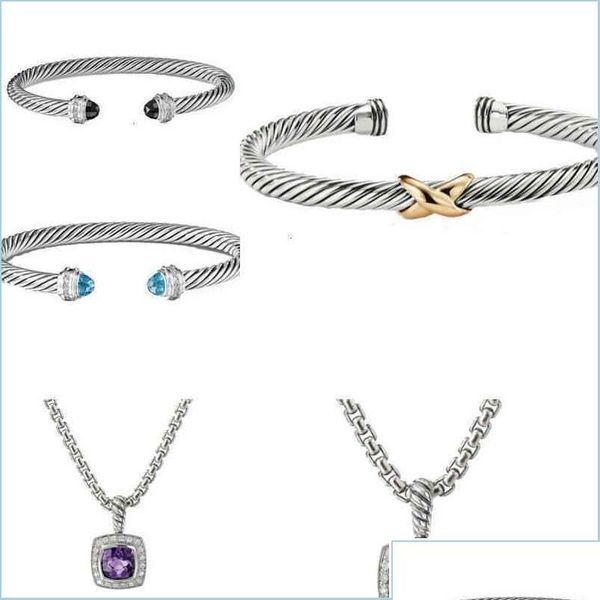 bangle sier torque necklace dy jewelrys bracelet sliver mens womens platinum pearl head fashion versatile twist bracelets jewelry pl dh91o, Black
bangle sier torque necklace dy jewelrys bracelet sliver mens womens platinum pearl head fashion versatile twist bracelets jewelry pl dh91o, Black