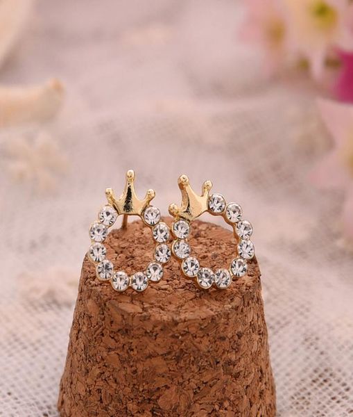 women girl gold plated crown crystal round stud cute rhinestone earring summer beach jewelry fashion accessories6452991, Golden;silver
women girl gold plated crown crystal round stud cute rhinestone earring summer beach jewelry fashion accessories6452991, Golden;silver