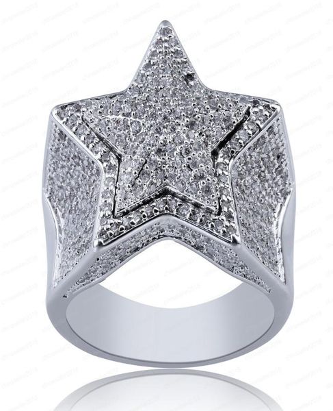 new designer luxury 18k gold white cz zirconia pentagram ring 2020 full diamond iced out hip hop jewelry gifts for men women rin9865237, Silver
new designer luxury 18k gold white cz zirconia pentagram ring 2020 full diamond iced out hip hop jewelry gifts for men women rin9865237, Silver