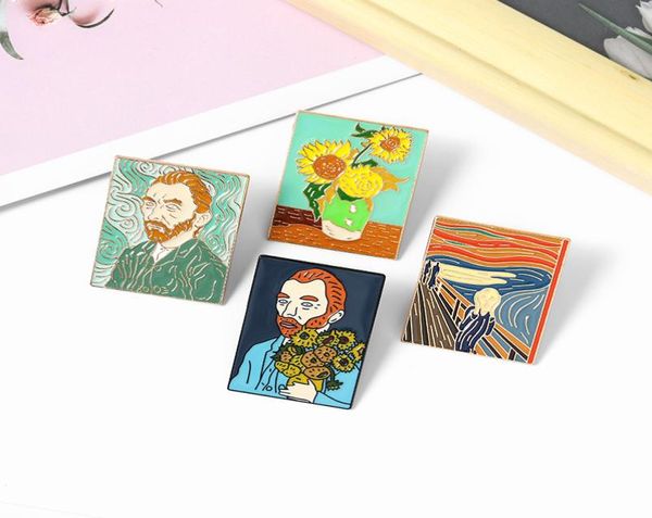 oil painting enamel pins custom the scream van gogh brooches bag clothes lapel pin badge art jewelry gift for friends7017710, Gray
oil painting enamel pins custom the scream van gogh brooches bag clothes lapel pin badge art jewelry gift for friends7017710, Gray