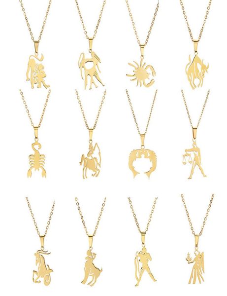 animal 12 zodiac necklace stainless steel sign animal pendant necklaces for women fashion jewelry will and sandy gift6142715, Silver
animal 12 zodiac necklace stainless steel sign animal pendant necklaces for women fashion jewelry will and sandy gift6142715, Silver