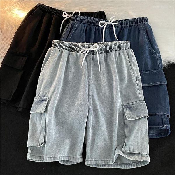 men's jeans workwear denim shorts for men's summer thin loose quarter pants trendy brand ins large high street casual, Blue
men's jeans workwear denim shorts for men's summer thin loose quarter pants trendy brand ins large high street casual, Blue