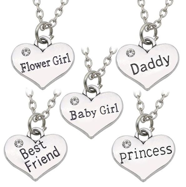 friends daddy princess baby girl flower girl charm pendant necklace silver rhinestone love heart necklace for women collar2349407
friends daddy princess baby girl flower girl charm pendant necklace silver rhinestone love heart necklace for women collar2349407