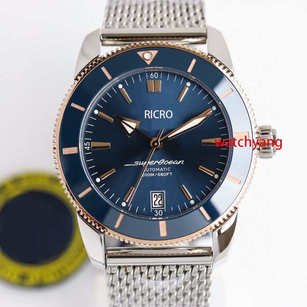 luxury designer men's watch gf factory super ocean culture second generation 42mm ceramic ring material sapphire glass shape unique han, Slivery;brown
luxury designer men's watch gf factory super ocean culture second generation 42mm ceramic ring material sapphire glass shape unique han, Slivery;brown