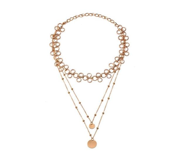 new brand vintage knot chains choker necklace for women fashion punk jewelry gold metal circle pendant necklace bijoux8098735, Silver
new brand vintage knot chains choker necklace for women fashion punk jewelry gold metal circle pendant necklace bijoux8098735, Silver