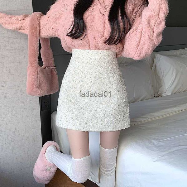 purple tweed skirts women pencil bodycon high waist skirts vintage autumn winter slim korean elegant short mini skirt white l230621, Black
purple tweed skirts women pencil bodycon high waist skirts vintage autumn winter slim korean elegant short mini skirt white l230621, Black