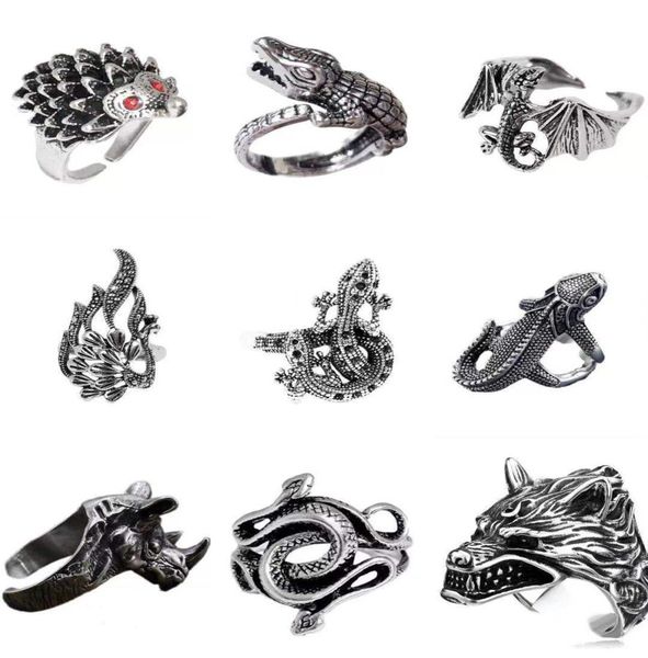12pcs band ring set for women girls animals fashion men jewelry vintage ancient silver punk gothic adjustable rings bulk1518615
12pcs band ring set for women girls animals fashion men jewelry vintage ancient silver punk gothic adjustable rings bulk1518615