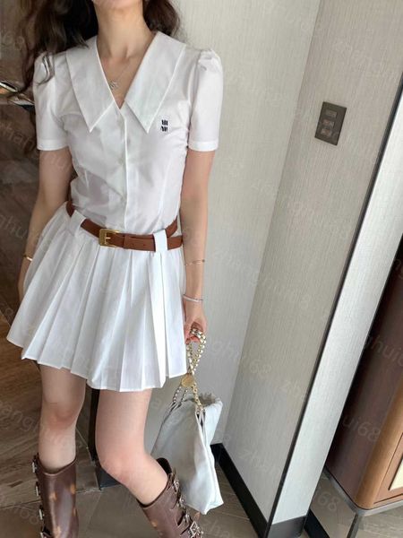 23ss women dress womens designer clothing summer dresses small v-neck embroidered letter pleated dress with gold buckle belt womens clothing, Black;gray
23ss women dress womens designer clothing summer dresses small v-neck embroidered letter pleated dress with gold buckle belt womens clothing, Black;gray