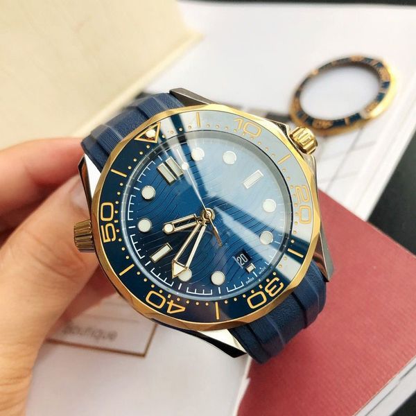 seamaster luxury men s series wristwatch 300 automatic mechanical transparent diving watch luminous ceramic stainless steel waterproof 42mm, Slivery;golden
seamaster luxury men s series wristwatch 300 automatic mechanical transparent diving watch luminous ceramic stainless steel waterproof 42mm, Slivery;golden