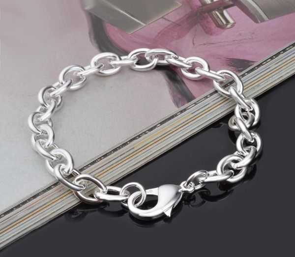 925 sterling silver chain bracelet street style fashion jewelry christmas gifts low 8mm 20cm6067705, Golden;silver
925 sterling silver chain bracelet street style fashion jewelry christmas gifts low 8mm 20cm6067705, Golden;silver