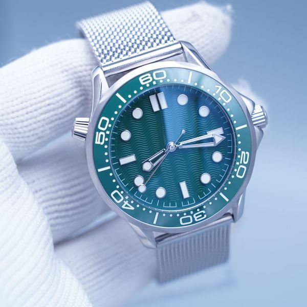 60th anniversary james bond 42mm automatic mecheancal ceramic bezel mens watches watch green dial stainless steel band rotatable bezel trans, Slivery;brown
60th anniversary james bond 42mm automatic mecheancal ceramic bezel mens watches watch green dial stainless steel band rotatable bezel trans, Slivery;brown