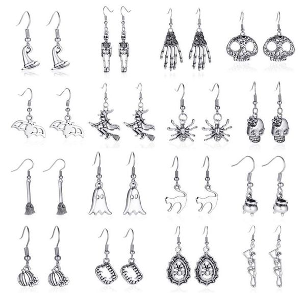 halloween earrings simple retro skull bat spider earrings distressed earrings holiday jewelry5976172, Silver
halloween earrings simple retro skull bat spider earrings distressed earrings holiday jewelry5976172, Silver