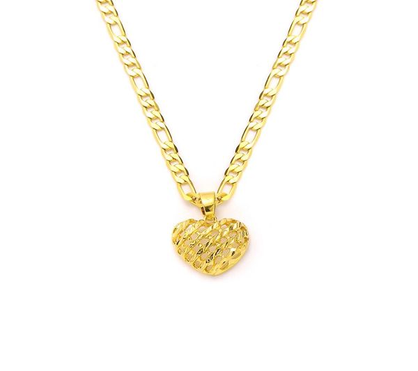 reseau spacing heart pendant 14k solid yellow gold gf italian figaro link chain necklace 24quot 3 mm womens7101941, Silver
reseau spacing heart pendant 14k solid yellow gold gf italian figaro link chain necklace 24quot 3 mm womens7101941, Silver