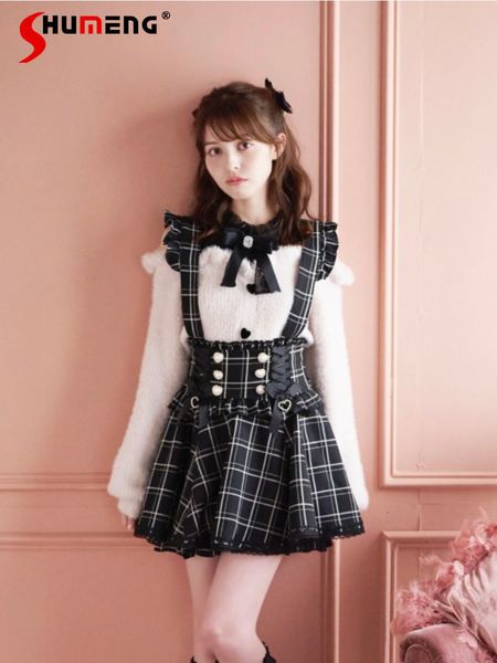 basic casual dresses japanese style woman ribbon bow diamond pearl buckle removable suspender skirt 2023 spring sleeveless aline sling 23062, Black;gray
basic casual dresses japanese style woman ribbon bow diamond pearl buckle removable suspender skirt 2023 spring sleeveless aline sling 23062, Black;gray