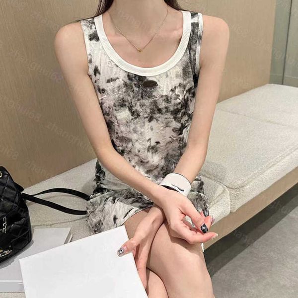 23ss womens designer clothing summer dresses women dress color matching embroidery hollowed out tank dress womens clothing a1, Black;gray
23ss womens designer clothing summer dresses women dress color matching embroidery hollowed out tank dress womens clothing a1, Black;gray