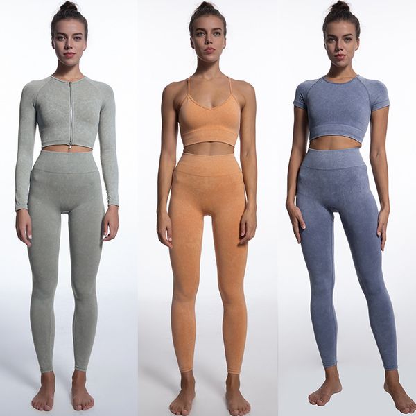 fitness clothes womens autumn and winter european and american seamless stone washed yoga clothes sports bra running trousers short yoga sui, White;red
fitness clothes womens autumn and winter european and american seamless stone washed yoga clothes sports bra running trousers short yoga sui, White;red