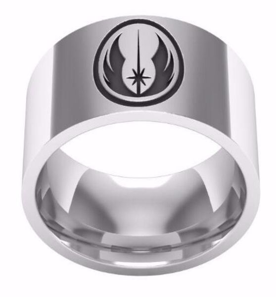 selling jedi symbol engraved couple movie ring polished stainless steel high ring film jewelry gift for men1540378, Silver
selling jedi symbol engraved couple movie ring polished stainless steel high ring film jewelry gift for men1540378, Silver