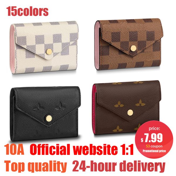 luxury designer m41938 victorine wallets card holder women man coin purse leather brown flower embossed cardholder business card purses cred, Red;black
luxury designer m41938 victorine wallets card holder women man coin purse leather brown flower embossed cardholder business card purses cred, Red;black