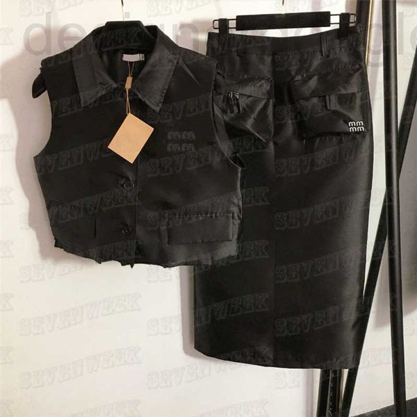 skirts designer letter embroidered women vest coat split zipper pocket high waisted dress street style sleeveless jacket ofhn, Black
skirts designer letter embroidered women vest coat split zipper pocket high waisted dress street style sleeveless jacket ofhn, Black