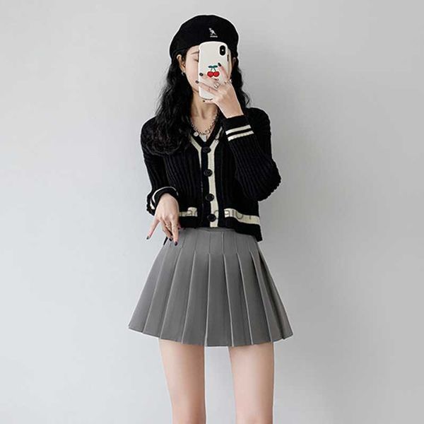 pleated skirt women's summer 2022 new fashion haft skirt high waist short solid mini aline skirt l230621, Black
pleated skirt women's summer 2022 new fashion haft skirt high waist short solid mini aline skirt l230621, Black