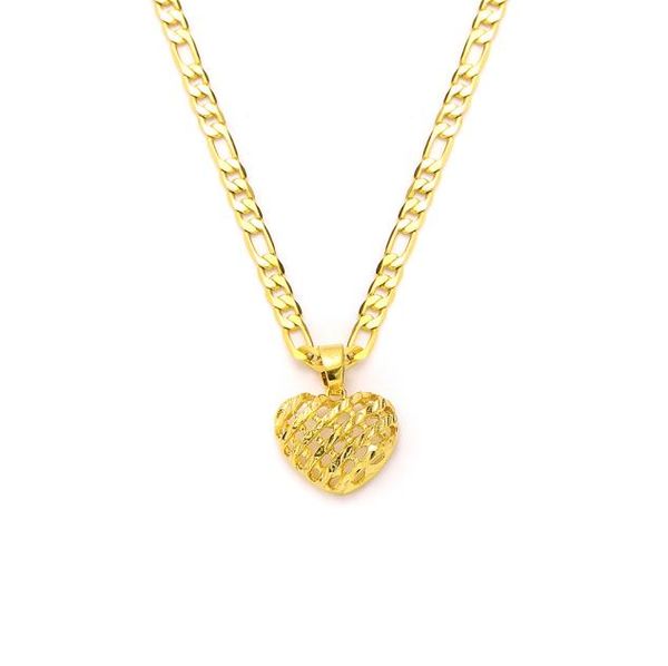 reseau spacing heart pendant 14k solid yellow gold gf italian figaro link chain necklace 24quot 3 mm womens7832911, Silver
reseau spacing heart pendant 14k solid yellow gold gf italian figaro link chain necklace 24quot 3 mm womens7832911, Silver