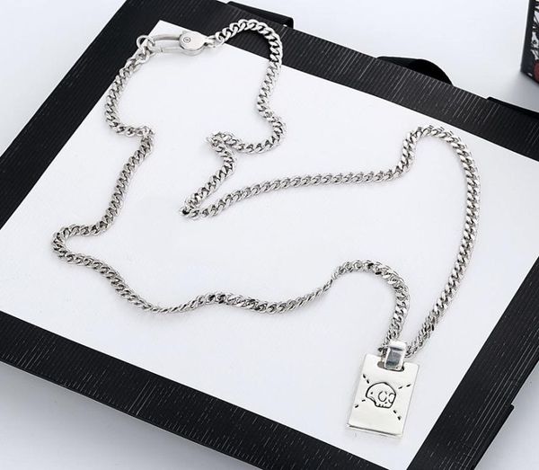 europe america retro men lady women silver plated long chain necklace with engraved g initials skull ghost specter square4015004
europe america retro men lady women silver plated long chain necklace with engraved g initials skull ghost specter square4015004