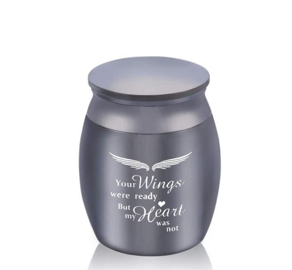 small keepsake urns for human ashes mini cremation urn ashes keepsake memorial ashes holder your wings were ready 30 x 40mm1802454, Silver
small keepsake urns for human ashes mini cremation urn ashes keepsake memorial ashes holder your wings were ready 30 x 40mm1802454, Silver