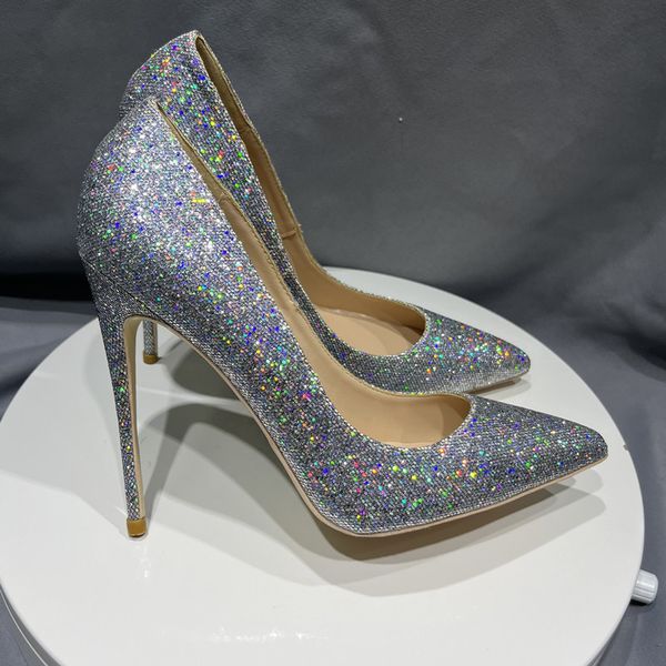 bling sliver sequined cloth 10cm thin high heels slip on women pumps2023 wedding party shoes woman big size 43 44 45, Black
bling sliver sequined cloth 10cm thin high heels slip on women pumps2023 wedding party shoes woman big size 43 44 45, Black