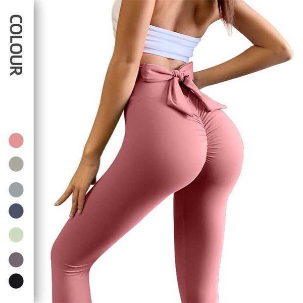 new lulu nude yoga pants women's high waist peach hip lift fitness pants bow sports fitness pants, Black;white
new lulu nude yoga pants women's high waist peach hip lift fitness pants bow sports fitness pants, Black;white