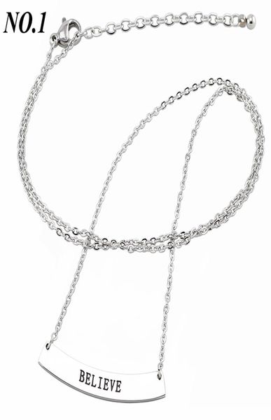 316l stainless steel engraved positive inspirational quote pendant mantra necklace women jewelry mathch with 20inch chain1633978, Silver
316l stainless steel engraved positive inspirational quote pendant mantra necklace women jewelry mathch with 20inch chain1633978, Silver