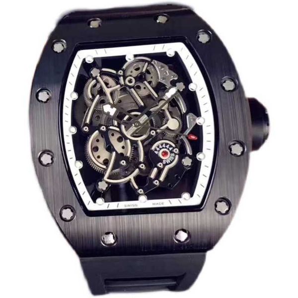 mens watch r ichares watches milles watch mens fully automatic mechanical watch ceramic hollow personality adhesive tape tide glow fashion b, Black;brown
mens watch r ichares watches milles watch mens fully automatic mechanical watch ceramic hollow personality adhesive tape tide glow fashion b, Black;brown