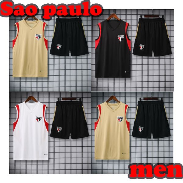 22 23 24 sao paulo tracksuit soccer vest st. paul vest training shirt 2023 2024 tank shorts, suit, tracksuit men s-2xl, Black
22 23 24 sao paulo tracksuit soccer vest st. paul vest training shirt 2023 2024 tank shorts, suit, tracksuit men s-2xl, Black