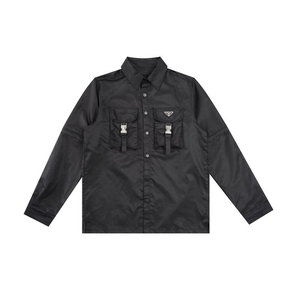designer mens jackets woman fashion jackets casual sun protection shirt stylish detachable sleeves shirts recycled nylon windbreaker 23fw, Black;brown
designer mens jackets woman fashion jackets casual sun protection shirt stylish detachable sleeves shirts recycled nylon windbreaker 23fw, Black;brown