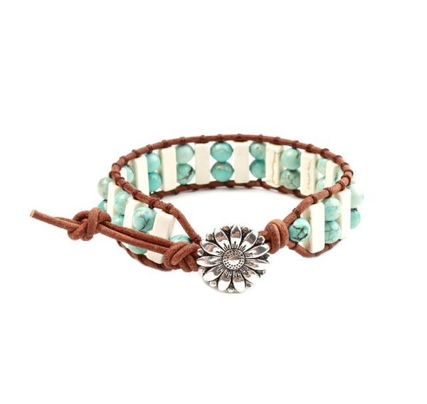 bribeauty turquoise chakra bracelet jewelry handmade multi color natural stone tube beads leather wrap bracelet semi precious crea3437439, Black
bribeauty turquoise chakra bracelet jewelry handmade multi color natural stone tube beads leather wrap bracelet semi precious crea3437439, Black