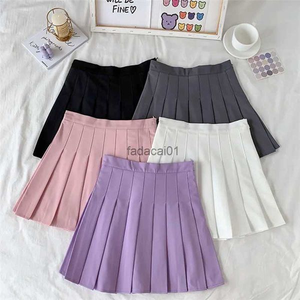 2021 new black skirt female summer high waist gothic antiglare aline pleated skirt short skirt purple ins tide ulzzang skirt l230621
2021 new black skirt female summer high waist gothic antiglare aline pleated skirt short skirt purple ins tide ulzzang skirt l230621