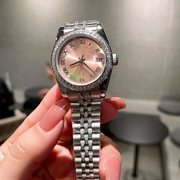 diamonds women watch 31mm quartz movement watch fashion waterproof business stainless steel designer montre luxe, Slivery;brown
diamonds women watch 31mm quartz movement watch fashion waterproof business stainless steel designer montre luxe, Slivery;brown