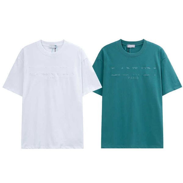 men t-shirts lanvins designer tshirts women high street cotton tees casual shirts luxurys brand crew neck shorts sleeve clothes 2023 summer, White;black
men t-shirts lanvins designer tshirts women high street cotton tees casual shirts luxurys brand crew neck shorts sleeve clothes 2023 summer, White;black